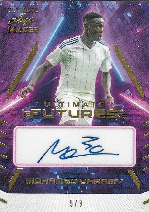 Mohamed Daramy
Futures Auto
Gold /9
card no. F-MD1